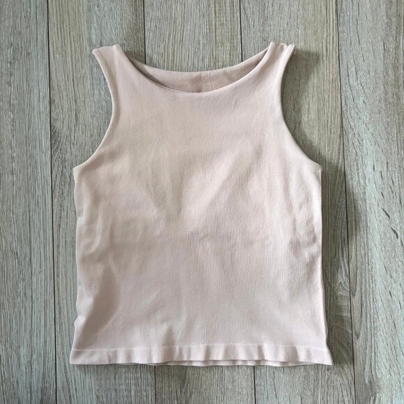 Intimately Free People Clean Lines Cami Nude Cropped Seamless Womens Tank XS/S - Picture 3 of 10